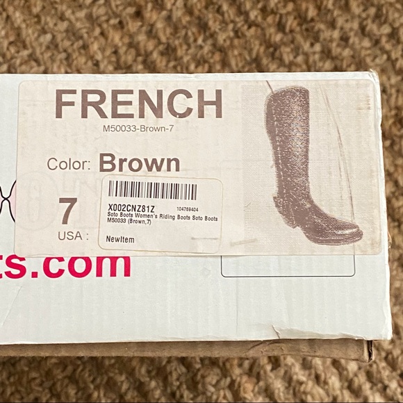 Woman’s Gorgeous Genuine Leather/Leather Soul Zip Back Cowboy/Western Boots NWT - Picture 12 of 16